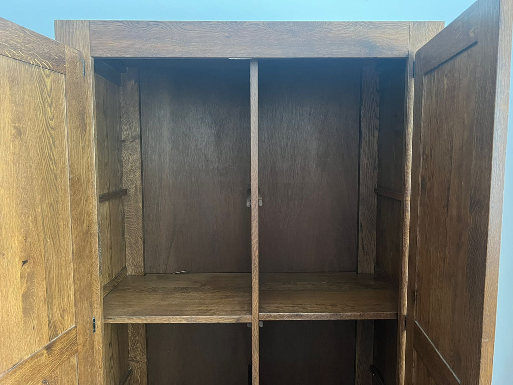 Landelijke Houten Kledingkast 100x50x190 cm - Tweedehands