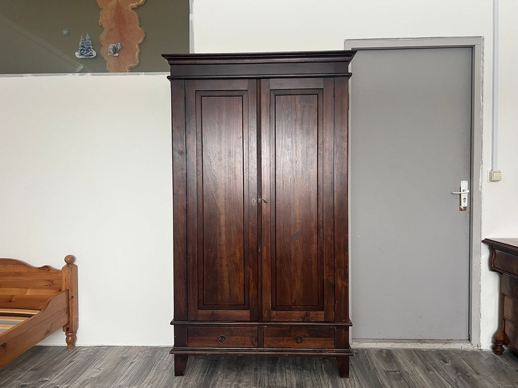 Klassieke Houten Kledingkast 100x45x185 cm - Tweedehands