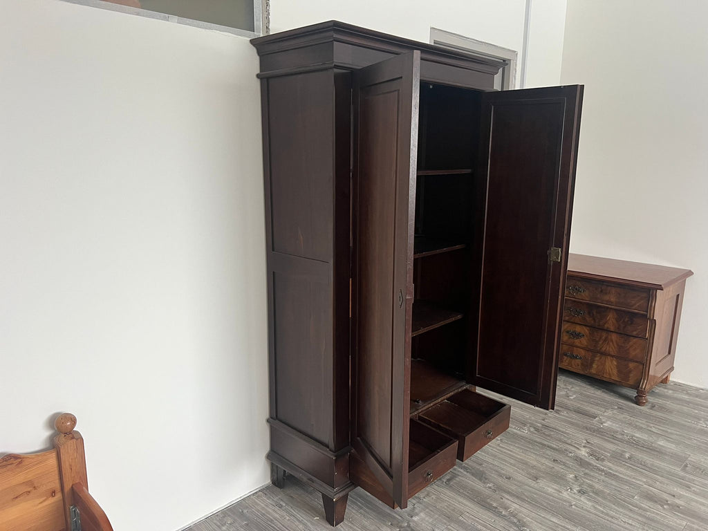 Klassieke Houten Kledingkast 100x45x185 cm - Tweedehands