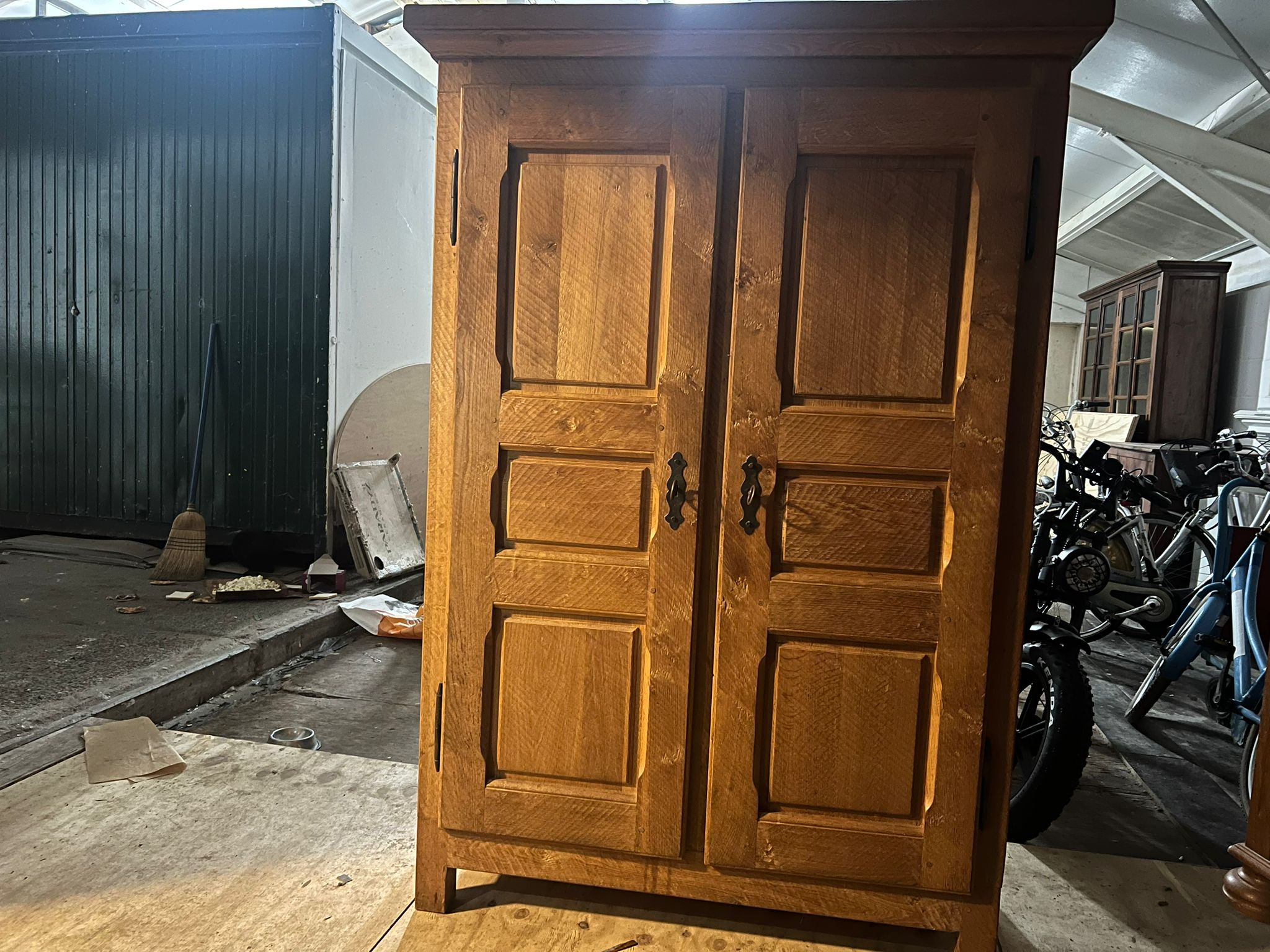 Klassieke houten Kledingkast 115x60 cm - Tweedehands