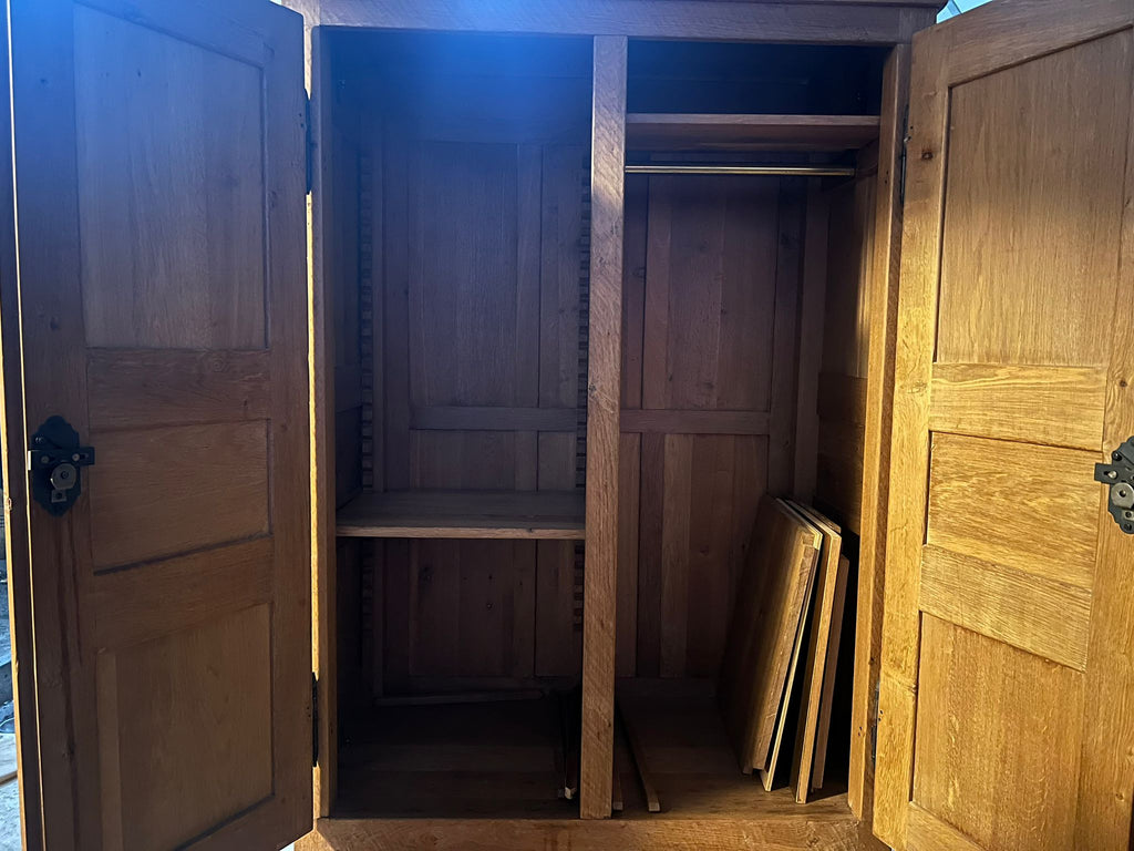 Klassieke houten Kledingkast 115x60 cm - Tweedehands