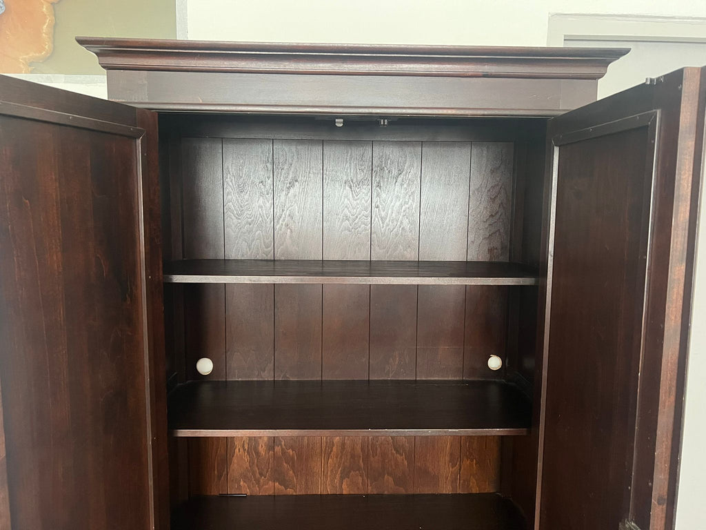 Klassieke Houten Kledingkast 100x45x185 cm - Tweedehands