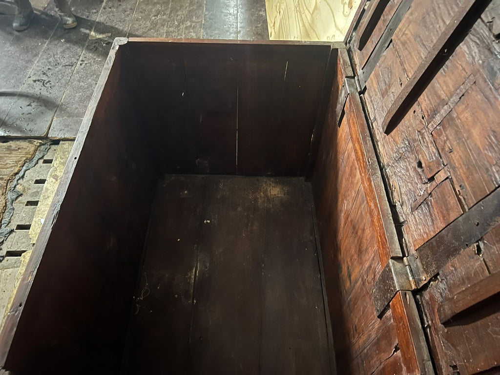 Vintage Houten Opbergkist 120x90x100 cm - Tweedehands