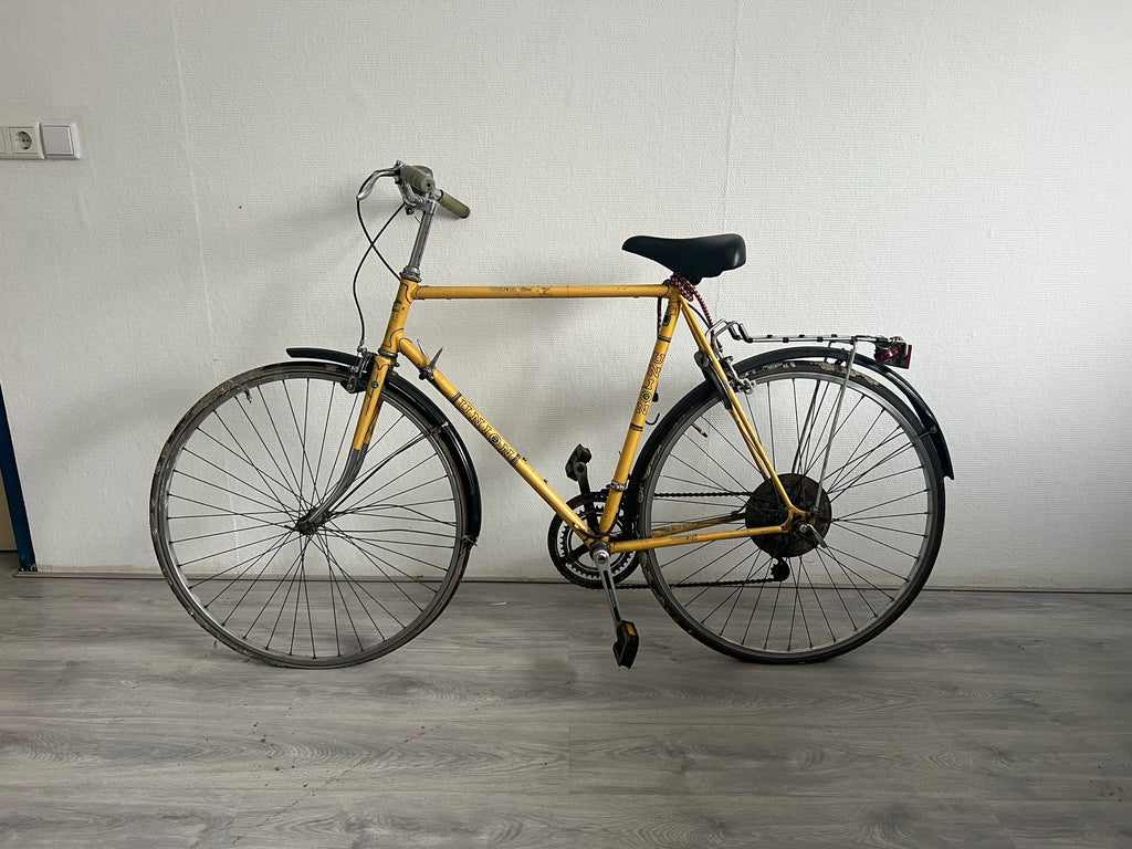 Vintage Union Sakai Racefiets Geel - Opknapproject
