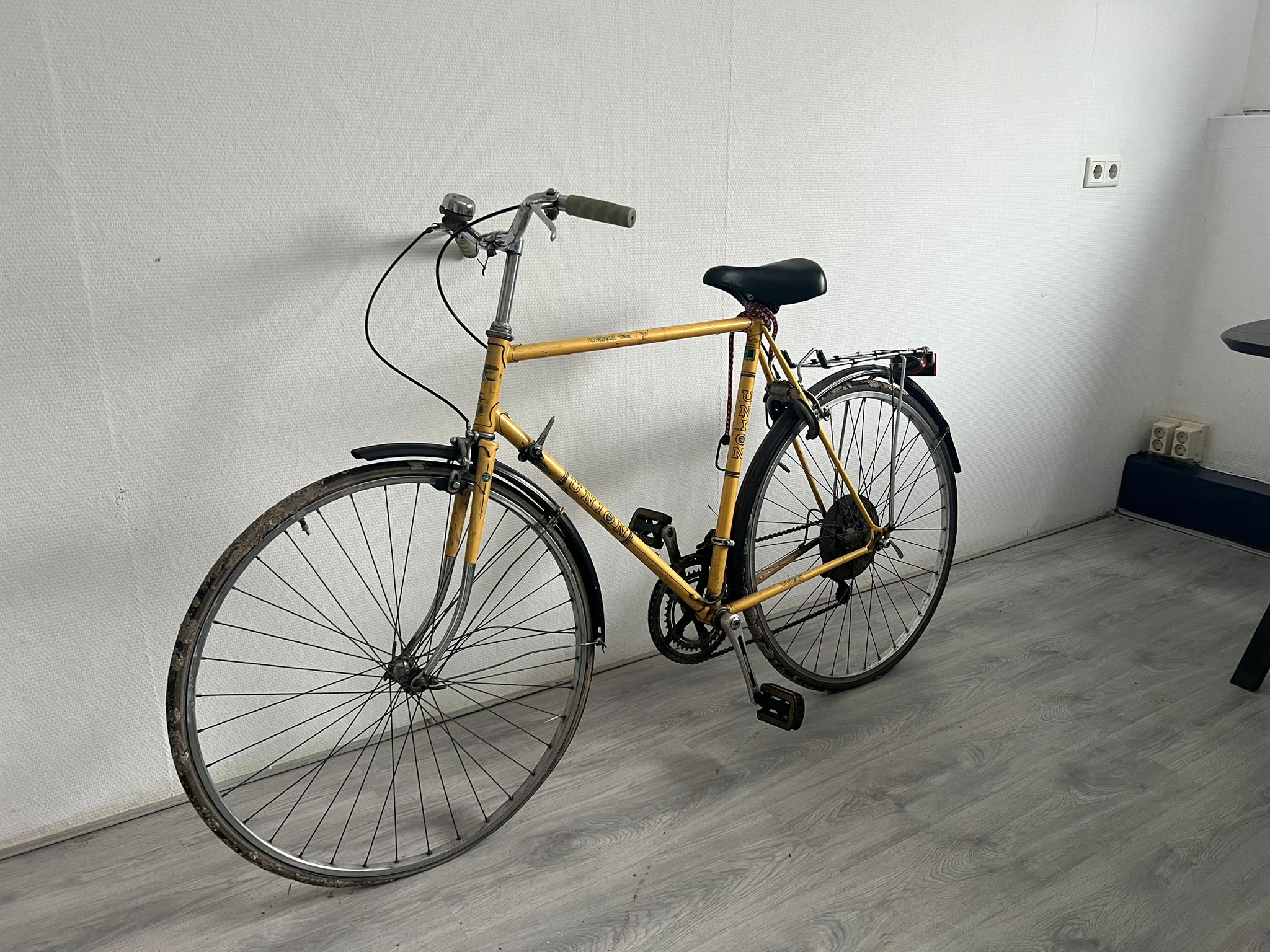 Vintage Union Sakai Racefiets Geel - Opknapproject